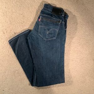 Levis 514, 32x32 slim straight zip pocket jeans